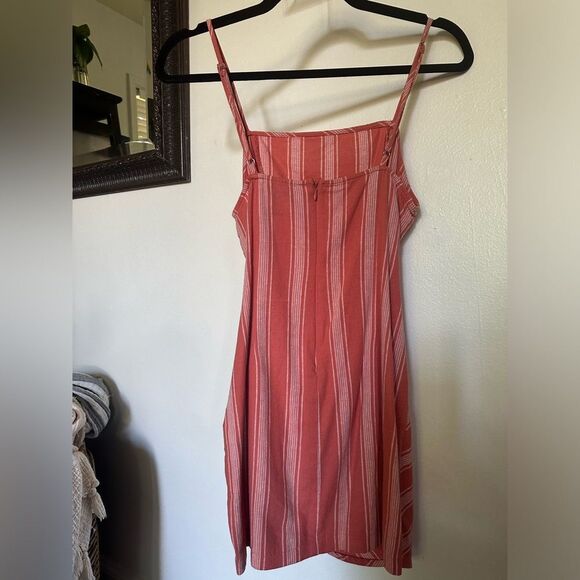 Wrap Waist Dress Peachy Pink Strapless Summer - Picture 2 of 5